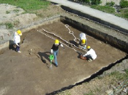 古墳時代の柱穴列・溝