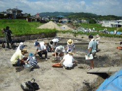 小学生の発掘体験