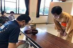 金光町文化協会観月茶会1