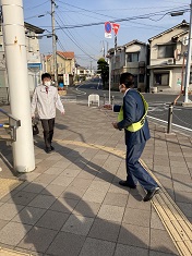 4月7日春の交通安全県民運動駅頭広報の画像2