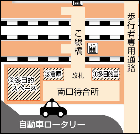 金光駅南口の地図