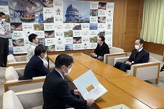 能登半島地震職員激励式1