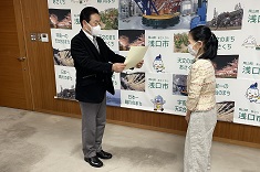 市長感謝状贈呈式1