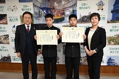 市長感謝状贈呈式2