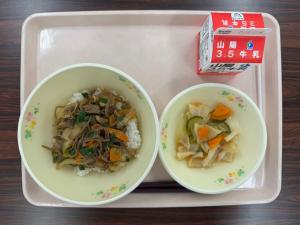 10月8日給食写真