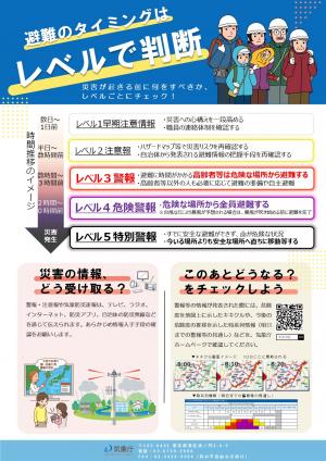 防災気象情報に関するチラシです